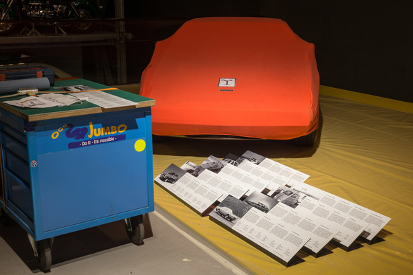 Vorbereitungsarbeiten im Gange - Sonderschau "Italo-Design 1968-1978 - Collezione Lopresto" im Verkehrshaus Luzern 2018