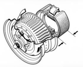 Vorderradaufhängung des Mercedes-Benz 300 SL (W 198) mit Turbo-Bremstrommeln