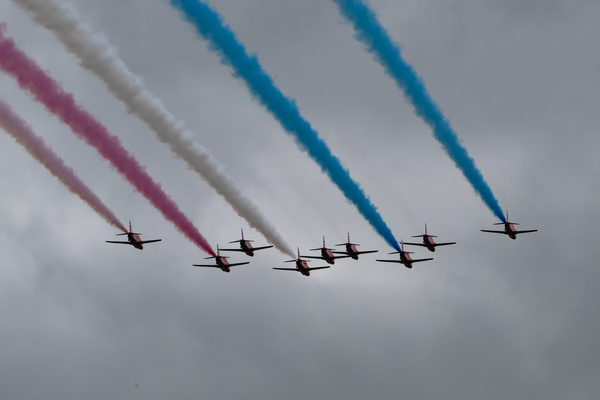 Vorführung der Kunstflugstaffel - 31. Goodwood Festival of Speed 2024