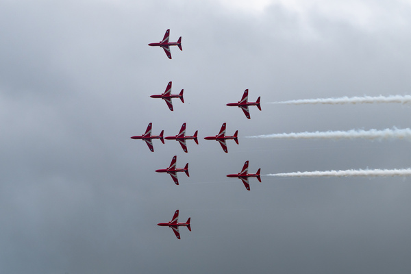 Vorführung der Kunstflugstaffel - 31. Goodwood Festival of Speed 2024