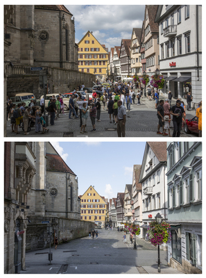 Vorher/nachher – Tübingen Classic Oldtimerfestival 2024
