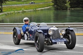 Vorkriegs-Riley auf dem Rundkurs - 11. Lenzerheide Motor Classics 2024
