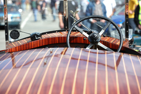 Vorkriegs-Rolls-Royce mit Bootsheck - 35. British Car Meeting auf dem Flugplatz Mollis