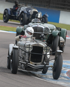 Pre-war sports cars at the Donington Historic Festival 2014