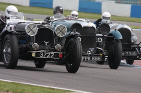 Pre-war cars at the Motor Sport 90th Anniversary Trophy at the Donington Historic Festival 2014