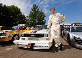 Walter Röhrl kehrt mit seinem Audi Sport Quattro E2 nach 25 Jahren zurück zum Pikes Peak in den USA