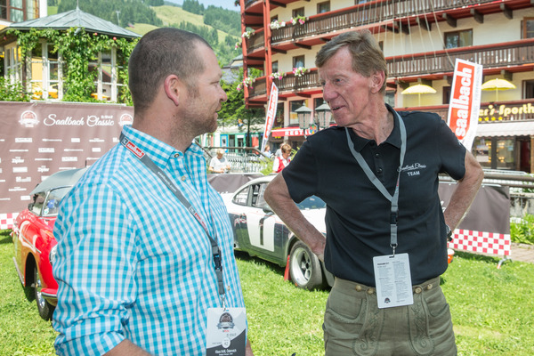 Walter Röhrl mit Klaus Kröll - Saalbach Classic 2017