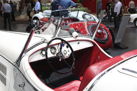 Wanderer W 25 K (1937) - Blick ins funktionelle Interieur - Techno Classica 2015