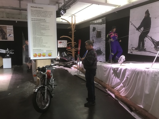 Wankel-Motorrad - Auto- und Uhrenmuseum „ErfinderZeiten“ in Schramberg