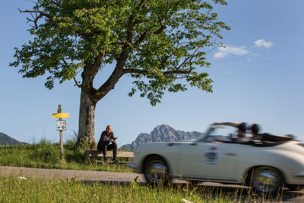 Warten auf den nächsten Rallye-Teilnehmer - 31. Ennstal-Classic 2023