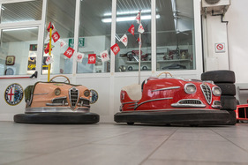 Warum nicht ein Auto-Scooter mit Alfa-Zeichen? (Sammlung Marx) - Clubanlass Alfa Romeo Club (17. bis 19. August 2018)