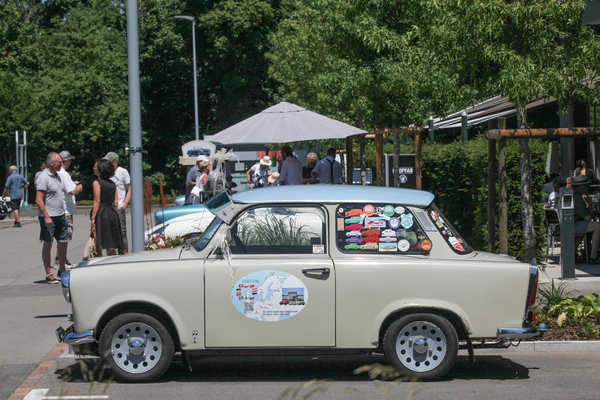 Weit gereister Trabant - Autohalle Sunday Classics Juni 2022