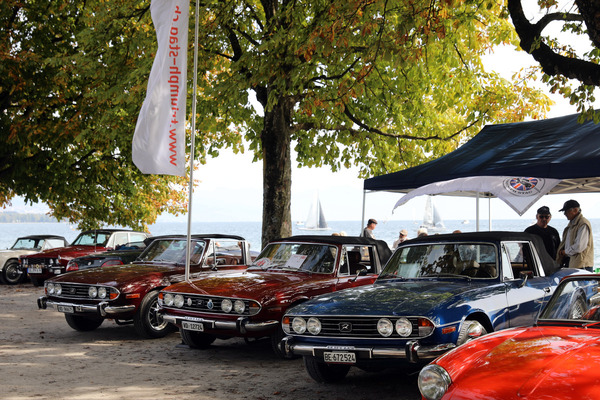 Weitere drei Triumph Stag - 29. Swiss Classic British Car Meeting Morges 2021