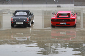 Welcher ist älter? MG RV8 oder Ferrari Testarossa - Dolder Classics Juni 2020