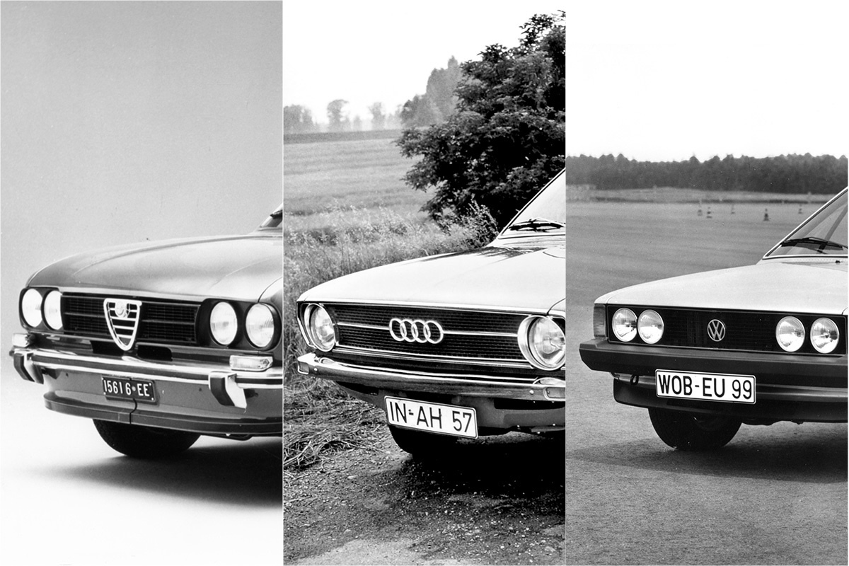 Weltklasse am Start – Alfasud ti, Audi 80 GL und VW Scirocco TS im Vergleich