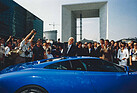 Weltpremiere des EB110 vor la Défense in Paris (1991)
