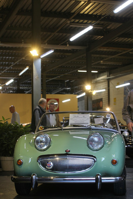 Wenig Interesse für den normalerweise sehr begehrten Froschaugen-Austin-Healey - Versteigerung der Oldtimer Galerie Toffen am 20. Oktober 2018
