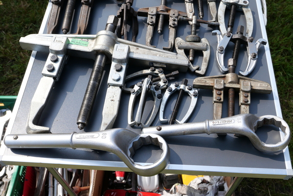 Wer Werkzeug sucht, ist in Bockhorn ebenfalls auf der richtigen Fährte – Bockhorner Oldtimermarkt 2024
