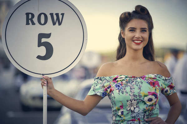 Wer möchte da nicht in der fünften Reihe stehen? -Goodwood Revival 2018