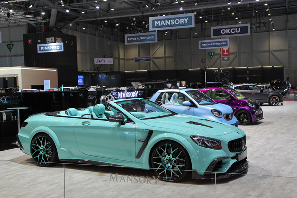 Wer sagt denn, es gäbe bei den Autos keine richtigen Farben mehr? Mansory beweist das Gegenteil - Genfer Automobilsalon 2019