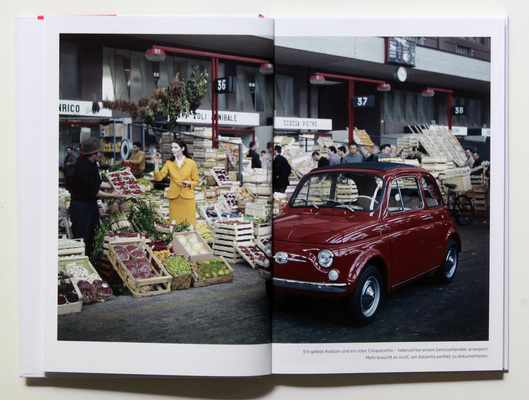 Werbeaufnahmen von damals - Buch "Bewegte Zeiten - Fiat 500"