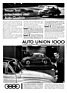 Werbung für den Auto Union 1000 S im Jahr 1960 - Neuer Test entscheidet über Autoqualität