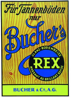 Werbung von damals für die Rex Boden-Beize Werbung von damals für die Rex Boden-Beize