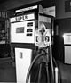 Werkstattzubehör - einfache Tanksäule mit rein mechanischem Münzautomaten - Genfer Autosalon 1968
