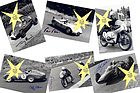Wertvolle Rennbilder mit Autogrammen von Carlo Ubbiali, Cliff Allison, Geoff Duke, John Surtees, Paul Frère und Tony Marsh