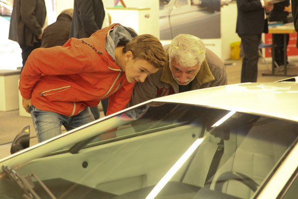 Wie früher ins Cockpit schauen - Oldtimermesse St. Gallen 2015