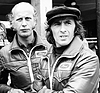 Wild Thing - Ford Sportchef Mike Kranefuss & F1-Weltmeister Jackie Stewart 1973 beim GP der Tourenwagen am Nürburgring