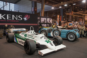 Williams FW07 (1979) - auf dem Stand von Fiskens - an der Rétromobile Paris 2014