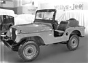 Willys Jeep (1956) - einer der wenigen 4x4-Geländewagen am Salon - Genfer Autosalon 1956