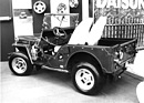 Willys Jeep  (1956) - frisch restauriert gezeigt, Kosten für Komplettüberholung bei 20'000 bis 25'000 Franken - Genfer Autosalon 1976