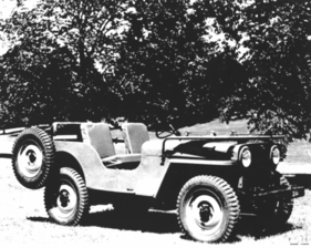 Willys Jeep CJ-2A (1945) - rudimentär