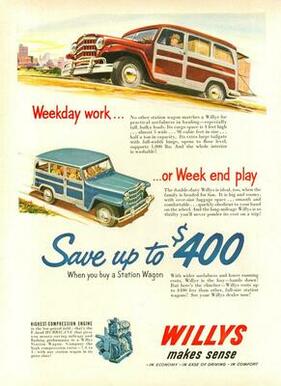 Willys Jeep Station Wagon - Werbung in den USA