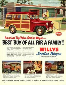 Willys Jeep Station Wagon - Werbung in den USA