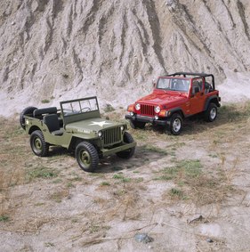 Willys MB (1943) and Jeep Wrangler (1996)