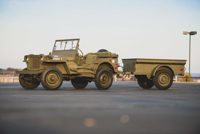 Willys MB Jeep & Trailer (1942) - als Lot 231 angeboten an der RM/Sotheby's Amelia Island Versteigerung am 8./9. März 2019