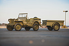 Willys MB Jeep & Trailer (1942) - als Lot 231 angeboten an der RM/Sotheby's Amelia Island Versteigerung am 8./9. März 2019