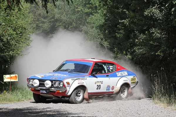 Bild: Wird am Eifel Rallye Festival 2022 erwartet: Datsun Violet von 1977 anlässlich eines früheren Einsatzes