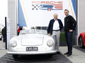 Wolfgang Porsche and the first Porsche - Porsche Rennsport Reunion 2018