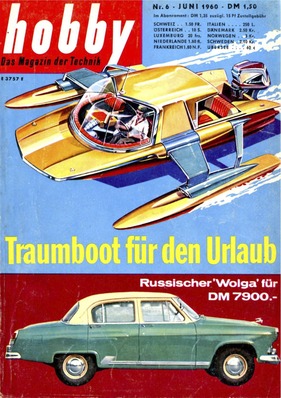 Wolga (1960) - Wolga auf der Titelseite von Hobby