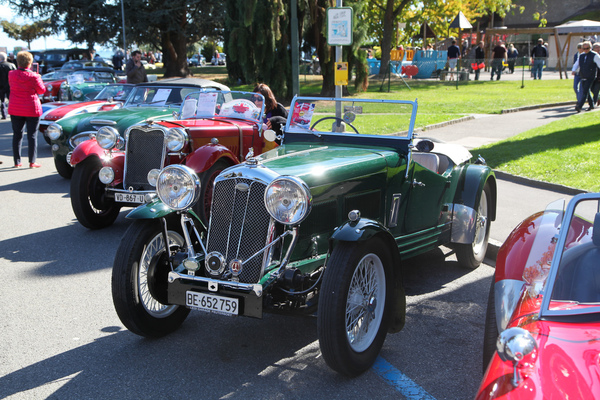 Bild: Wolseley in British Racing Green - Swiss Classic British Car Meeting Morges 2017