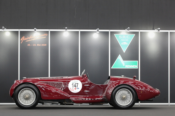 Wunderschöner Vorkriegssportwagen von Alfa Romeo auf dem Stand des Gaisbergrennens - Classic Expo Salzburg 2019