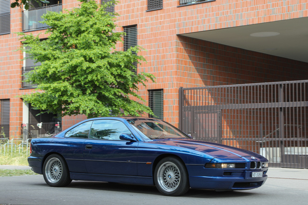 Youngtimer meeting Mall of Switzerland - BMW 850i, traveled a long way - Swiss Classic World Lucerne 2023