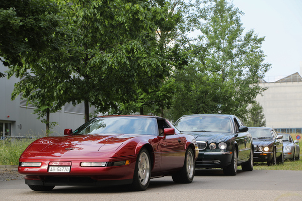Youngtimer meeting Mall of Switzerland - Chevrolet Corvette, Jaguar and Porsche - Swiss Classic World Lucerne 2023