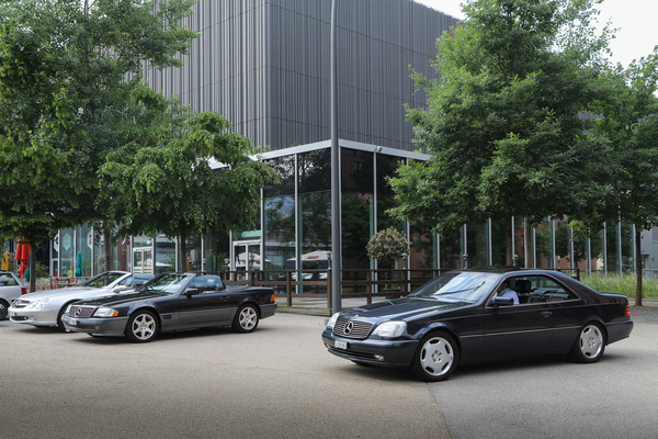 Youngtimer meeting Mall of Switzerland - young Mercedes classics - Swiss Classic World Lucerne 2023