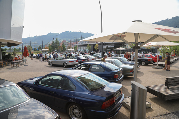 Youngtimer meeting Mall of Switzerland - over 140 cars gathered - Swiss Classic World Lucerne 2023