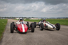 Bild: ZARP Formel V (1966) - rechts davon der Fuchs Formel V von 1967